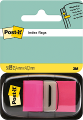 POST-IT Index Tabs 25,4x43,2mm 680-21 pink/50 Tabs