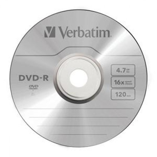 VERBATIM DVD-R Spindle 4.7GB 43548 1-16x 50 Pcs