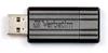 VERBATIM USB-Drive Pin Stripe 8GB 49062 black