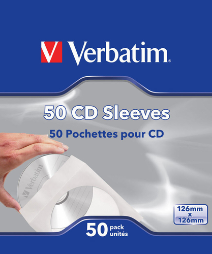VERBATIM CD-DVD paper sleeves 49992 50 Pcs