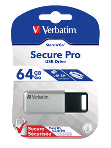 VERBATIM USB-Drive Secure Data Pro 64GB 98666 USB 3.0