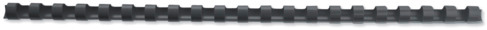 GBC Plastikbindrcken 6mm A4 4028173 schwarz, 21 Ringe 100 Stck
