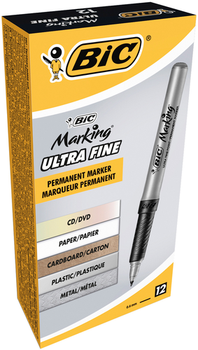 BIC Marking Ultra Fine 0.8mm 8290801 schwarz 12 Stck