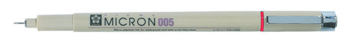 SAKURA Fineliner Pigma Micron 0,2mm XSDK00519 rot