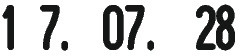 TRODAT Datumstempel 1014 17×4mm