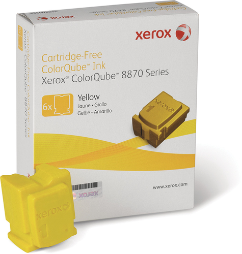 XEROX Color Stix yellow 108R00956 ColorQube 8870 6 Stck