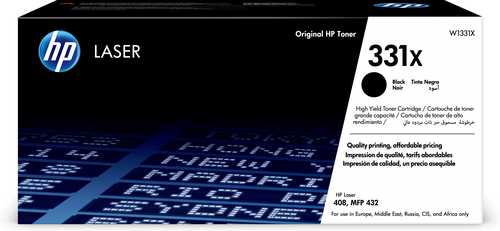 HP Toner-Modul 331X schwarz W1331X Laser 408dn/432fdn 15000 S.