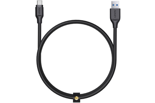 AUKEY Cable USB-A to USB-C, black CB-AC1 1,2 m Braided Nylon