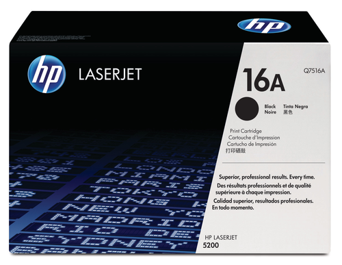 HP Toner-Modul 16A schwarz Q7516A LaserJet 5200 12000 Seiten