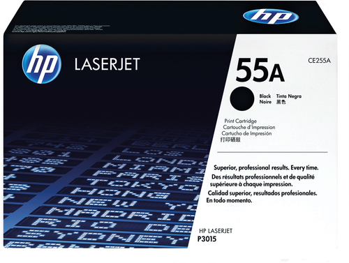 HP Toner-Modul 55A schwarz CE255A LaserJet P3015 6000 Seiten