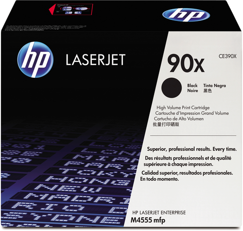 HP Toner-Modul 90X schwarz CE390X LaserJet M4555 24000 Seiten