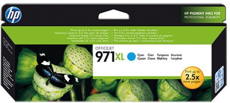 HP Tintenpatrone 971XL cyan CN626AE OfficeJet Pro X451/576 6600 S.