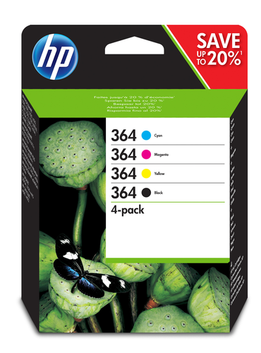 HP Combopack 364 CMYBK N9J73AE PhotoSmart D5460 300/250 S.