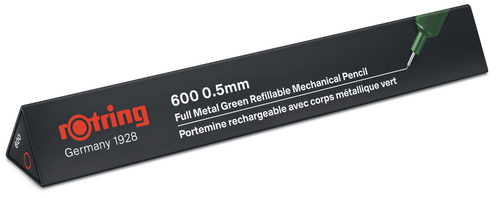 ROTRING Feinminenstift 600 0.5mm 2114268 dunkelgrn metallic