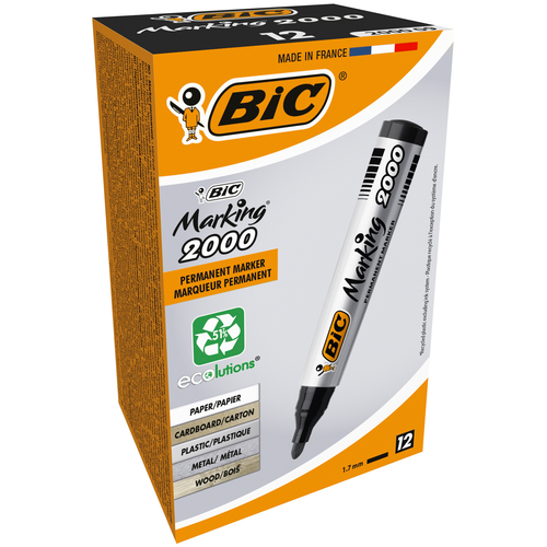 BIC Marking 2000 1.7mm 8209153 Ecolutions schwarz 12 Stck