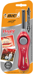 BIC Megalighter HAPPY U140 6cm 935474 rot