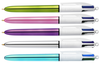 BIC Kugelschreiber Shine 1mm 902128 4-farbig, 20 Stck