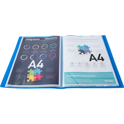 EXACOMPTA Sichtbuch A4 8522E blau