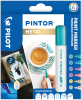 PILOT Marker Pintor Set Metallic M S6/0517450 6 Stifte