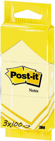 POST-IT Notes 3851mm 6810 gelb 3x100 Blatt