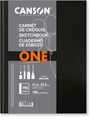 CANSON Art Book One 21x27,9cm 200005569 100 Blatt, gebunden