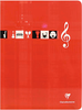 CLAIREFONTAINE Musikheft A4 3117 weiss 24 Blatt