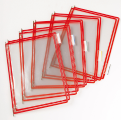 T-DISPLAY Drehtaschen Tarifold A4 114003 rot 5 Tabs 50mm...
