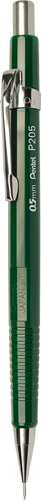 PENTEL Druckbleistift Sharp 0,5mm P205-D grn mit Radiergummi