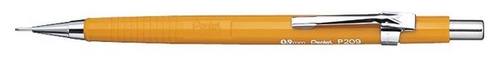 PENTEL Druckbleistift Sharp 0.9mm P209-G gelb mit Radiergummi HB