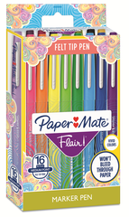 PAPERMATE Nylon Flair Faserschreiber 2061394 ass. 16...