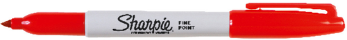 SHARPIE Permanent Marker Fine 1mm S0810940 rot