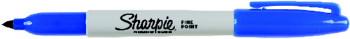 SHARPIE Permanent Marker Fine 1mm S0810950 blau