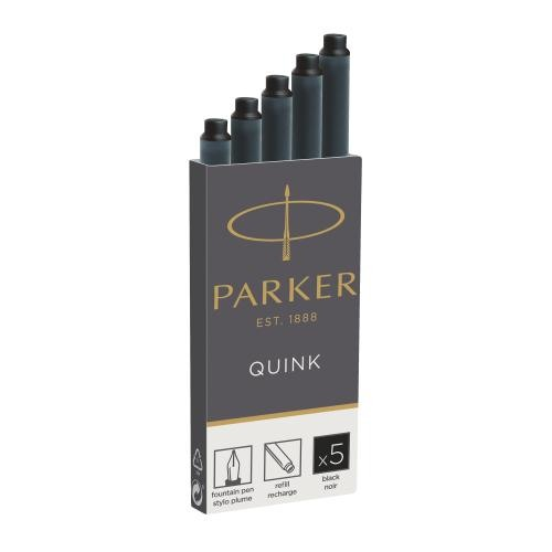 PARKER Tintenpatrone Quink Z 44 1950382 schwarz 5 Stck