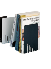MAUL Bücherstützen 14x8,5x14cm 3501090 schwarz,...