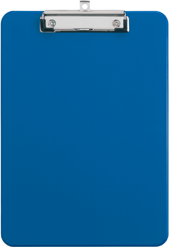MAUL Schreibplatte Kunststoff A4 2340537 mit Bgelklemme, blau