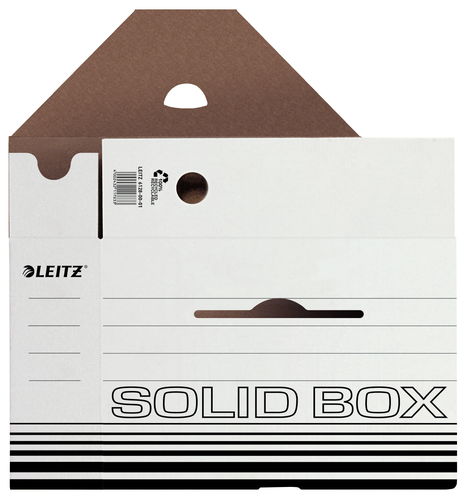 LEITZ Archiv-Box Solid A4 6128-00-01 weiss