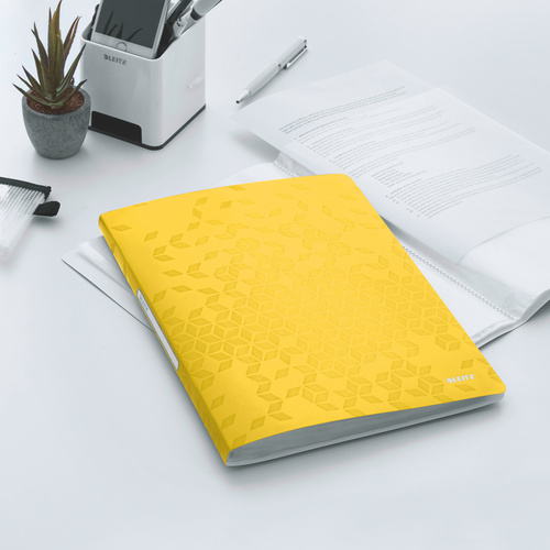 LEITZ Sichtbuch WOW PP A4 4631-00-16 gelb 20 Hllen