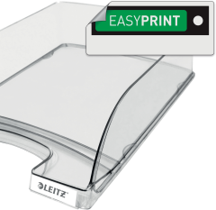 LEITZ Briefkorb Plus A4 52260002 glasklar