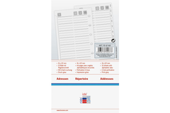IDÉ Adressen Timing 3 76x127mm 7067461.20 24 Blatt