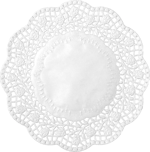DEMMLER Tortenspitzen rund 1791102425 17cm, 24 Stck weiss