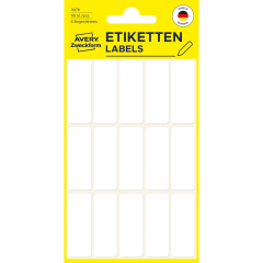 AVERY ZWECKFORM Etiketten 38×14mm 3076Z weiss 90...
