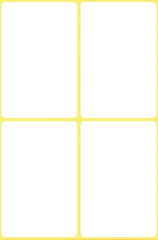 AVERY ZWECKFORM Etiketten 54×35mm 3087Z weiss 24 Stück