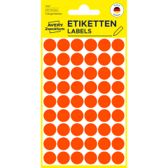 AVERY ZWECKFORM Markierungspunkte 12mm 3147Z rot 270...