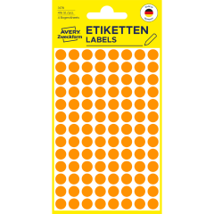 AVERY ZWECKFORM Markierungspunkte 8mm 3178Z orange 416...
