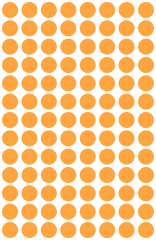 AVERY ZWECKFORM Markierungspunkte 8mm 3178Z orange 416...