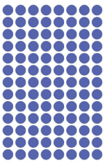 AVERY ZWECKFORM Markierungspunkte 8mm 3591 Blau,...