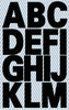 Z-DESIGN Letters schwarz 3784 25mm, wetterfest 2 Stck