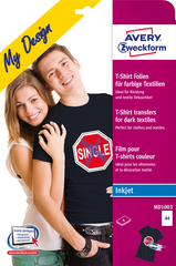 AVERY ZWECKFORM Textilfolie Iron-on A4 MD1003 Inkjet,...