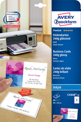 AVERY ZWECKFORM Prof. Visitenkarten InkJet A4 C32028-10...