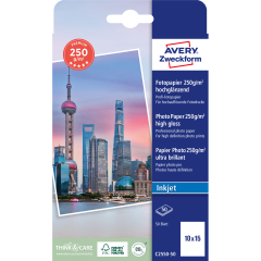 AVERY ZWECKFORM InkJet Fotopapier 100x150mm C2550-50...